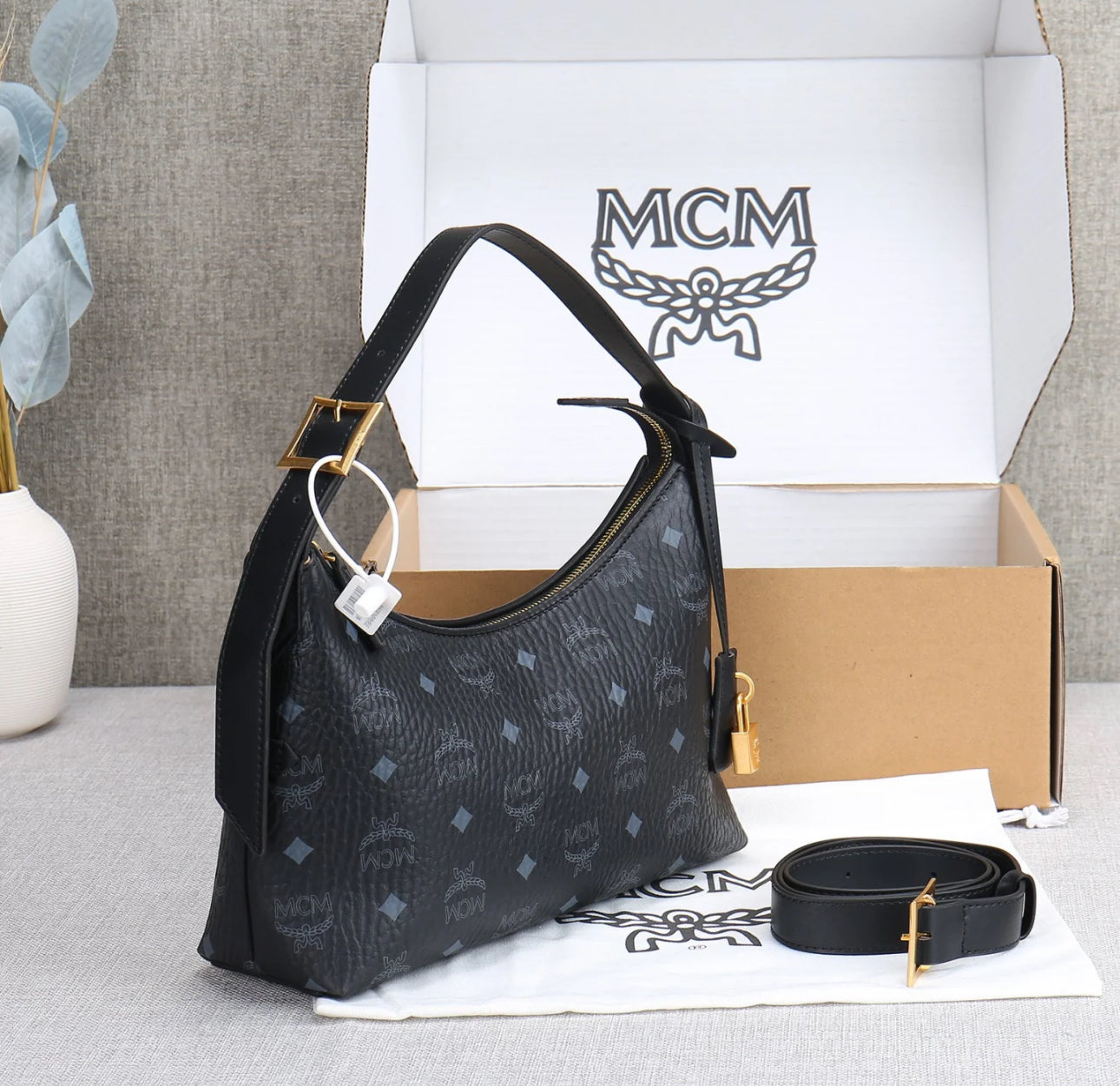 MCM Brand Hobo Bag